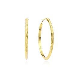 MOISS stříbrné náušnice GOLD