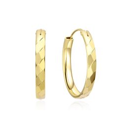 MOISS stříbrné náušnice GOLD