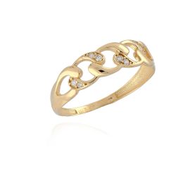 MOISS prsten ze žlutého zlata