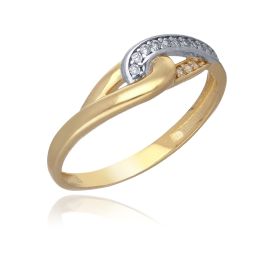 MOISS prsten ze žlutého zlata