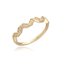 MOISS prsten ze žlutého zlata