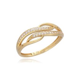 MOISS prsten ze žlutého zlata