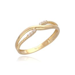 MOISS prsten ze žlutého zlata