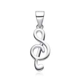 MOISS stříbrný přívěsek HOUSLOVÝ KLÍČ