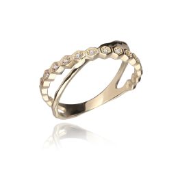 MOISS prsten ze žlutého zlata