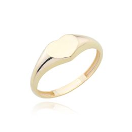 MOISS prsten ze žlutého zlata SRDCE