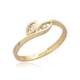 MOISS prsten ze žlutého zlata