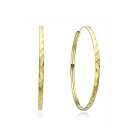 MOISS stříbrné náušnice GOLD