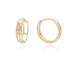 MOISS náušnice ze žlutého zlata