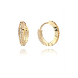 MOISS náušnice ze žlutého zlata
