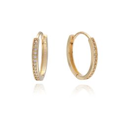 MOISS náušnice ze žlutého zlata