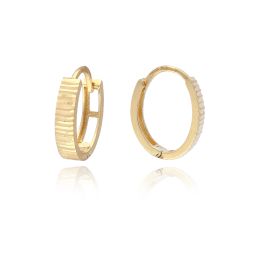 MOISS náušnice ze žlutého zlata