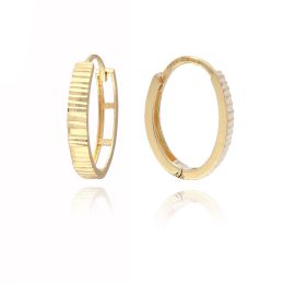 MOISS náušnice ze žlutého zlata