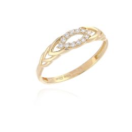MOISS prsten ze žlutého zlata