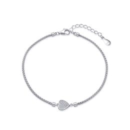 MOISS stříbrný náramek SRDCE