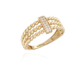 MOISS prsten ze žlutého zlata