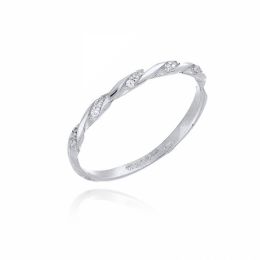 MOISS prsten z blého zlata