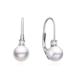 MOISS perlové stříbrné náušnice