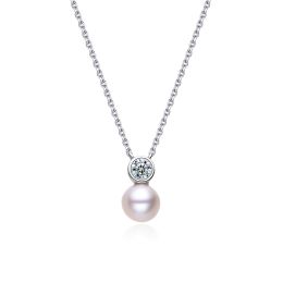 MOISS perlový stříbrný náhrdelník