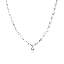 MOISS stříbrný náhrdelník SRDCE