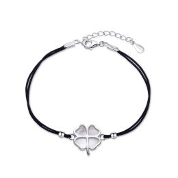 MOISS stříbrný náramek ČTYŘLÍSTEK