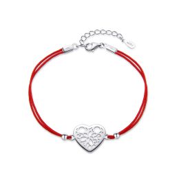 MOISS stříbrný náramek SRDCE