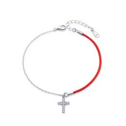 MOISS stříbrný náramek KŘÍŽEK