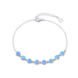 MOISS stříbrný náramek OPÁL