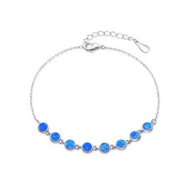 MOISS stříbrný náramek OPÁL