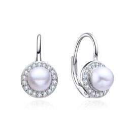MOISS perlové stříbrné náušnice