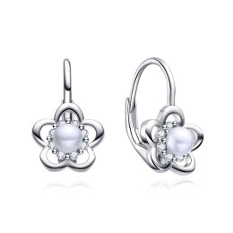 MOISS perlové stříbrné náušnice