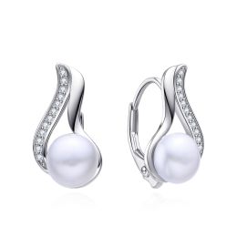 MOISS perlové stříbrné náušnice