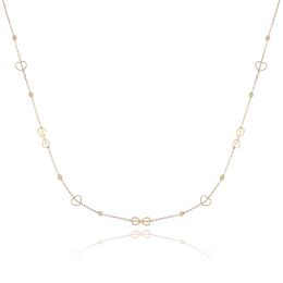 MOISS náhrdelník ze žlutého zlata SRDCE