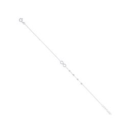 MOISS náramek z bílého zlata NEKONEČNO