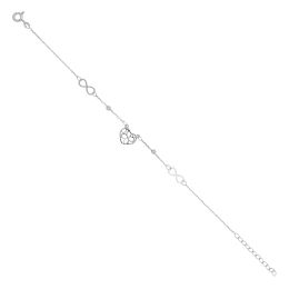 MOISS náramek z bílého zlata SRDCE