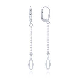 MOISS náušnice z bílého zlata