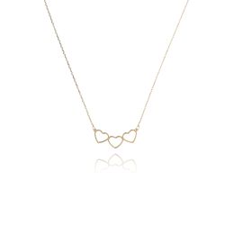 MOISS náhrdelník ze žlutého zlata SRDCE