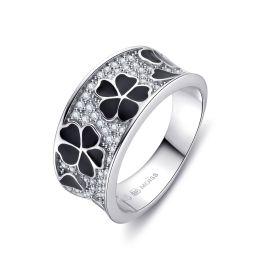 MOISS stříbrný prsten SMALT