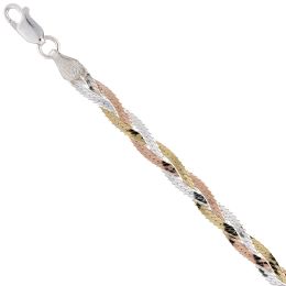 MOISS stříbrný řetízkový náramek