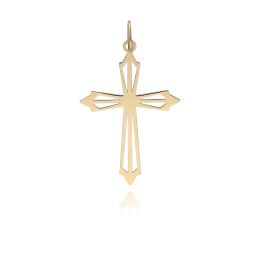 MOISS přívěsek ze žlutého zlata KŘÍŽ