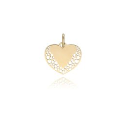 MOISS přívěsek ze žlutého zlata SRDCE