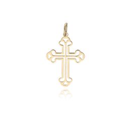 MOISS přívěsek ze žlutého zlata KŘÍŽEK