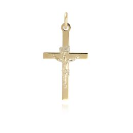 MOISS přívěsek ze žlutého zlata KŘÍŽ
