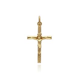 MOISS přívěsek ze žlutého zlata KŘÍŽEK