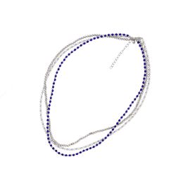 MOISS stříbrný korálkový náhrdelník