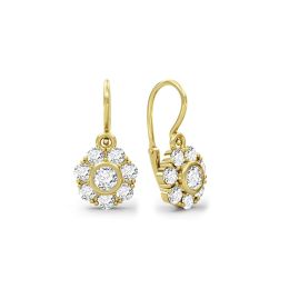 MOISS dětské náušnice ze žlutého zlata KVĚTINA