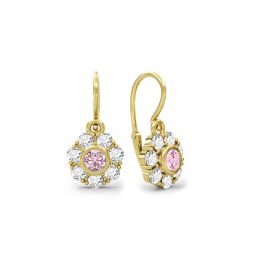 MOISS dětské náušnice ze žlutého zlata KVĚTINA