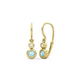 MOISS náušnice ze žlutého zlata