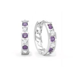 MOISS náušnice z bílého zlata