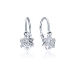 MOISS dětské náušnice z bílého zlata